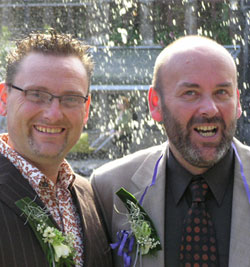 office look with gay flowers