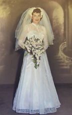 1950 bride dress