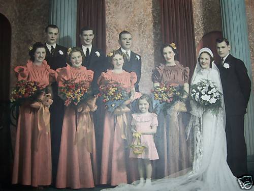 wedding party 1933