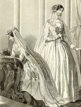 victorian bride print